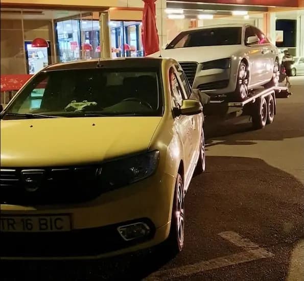 cris taxi - transport masini pe platforma